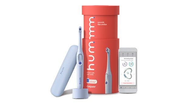 the hum by Colgate® electric rechargeable smart toothbrush 