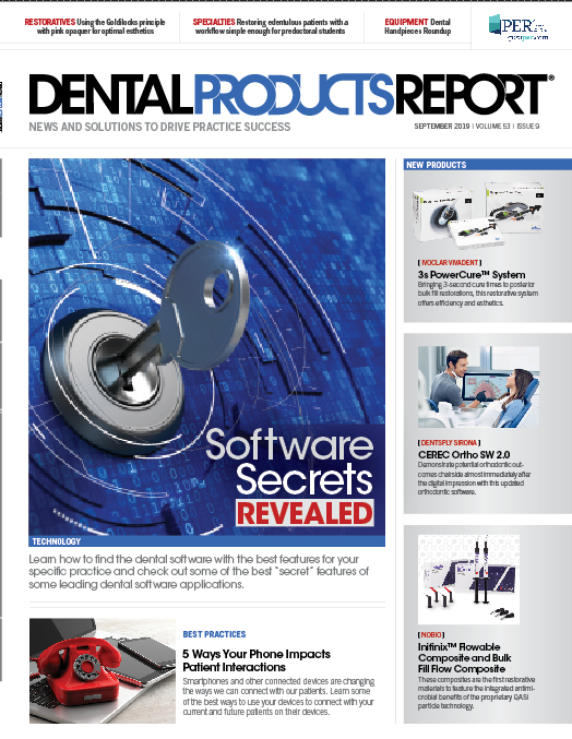 Dental Products Report September 2019 issue cover