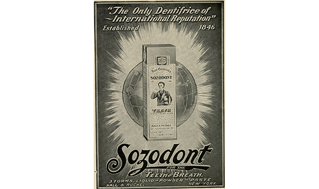 A Sozodont advertisement circa 1900. (Image credit: National Museum of American History)