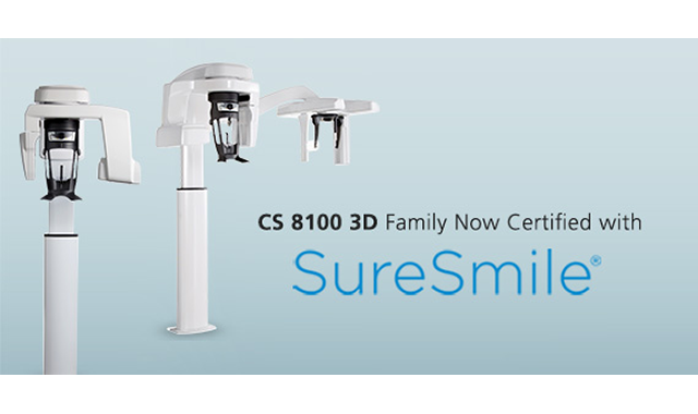 Carestream Dental announces SureSmile certification for CS 8100 3D family