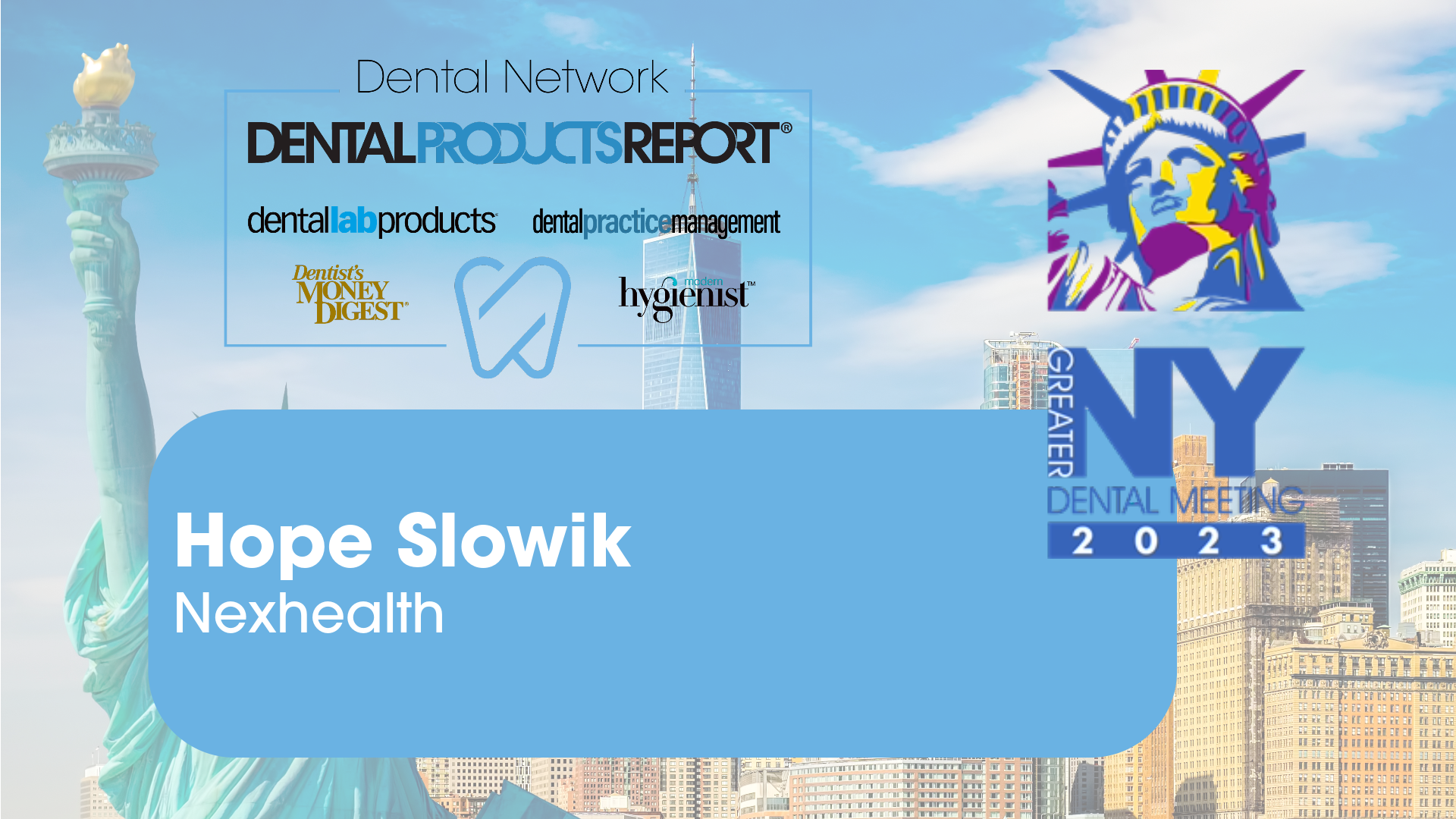 Greater New York Dental Meeting 2023 – Interview with Hope Slowik