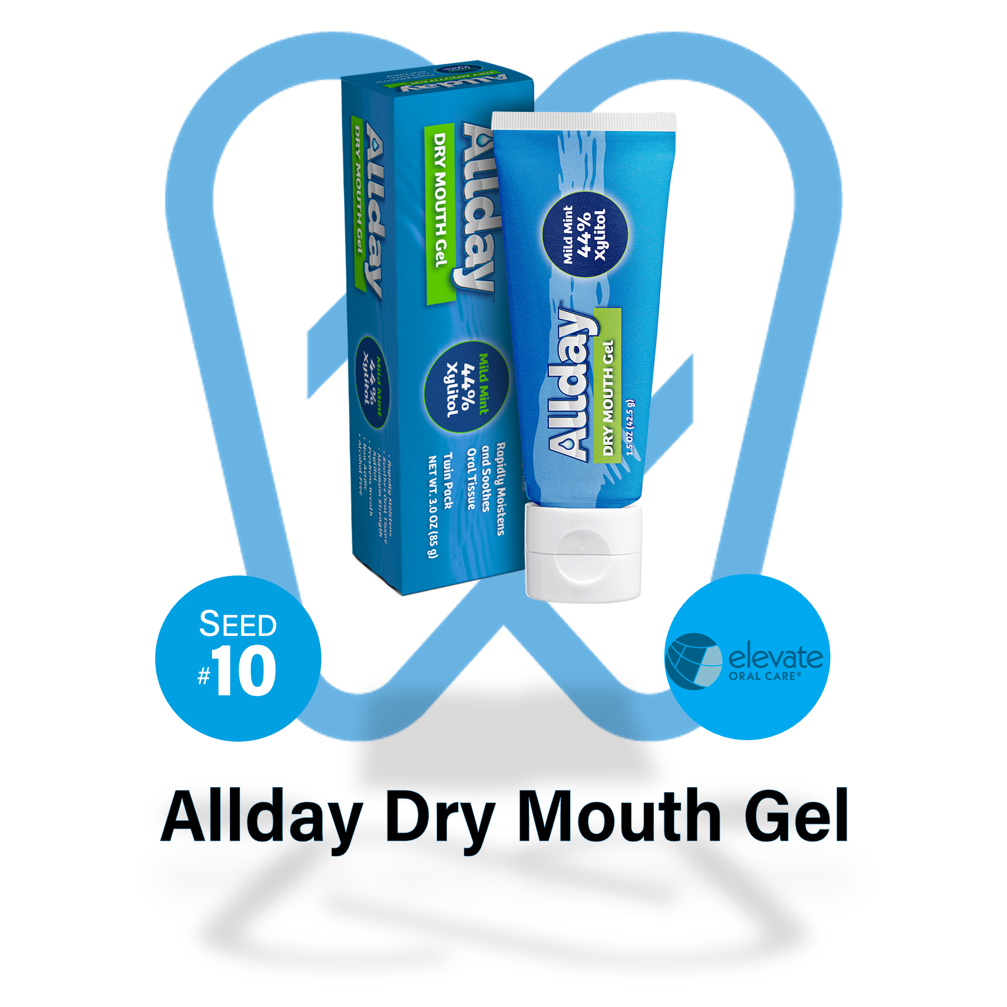 Allday® Dry Mouth Gel from Elevate Oral Care