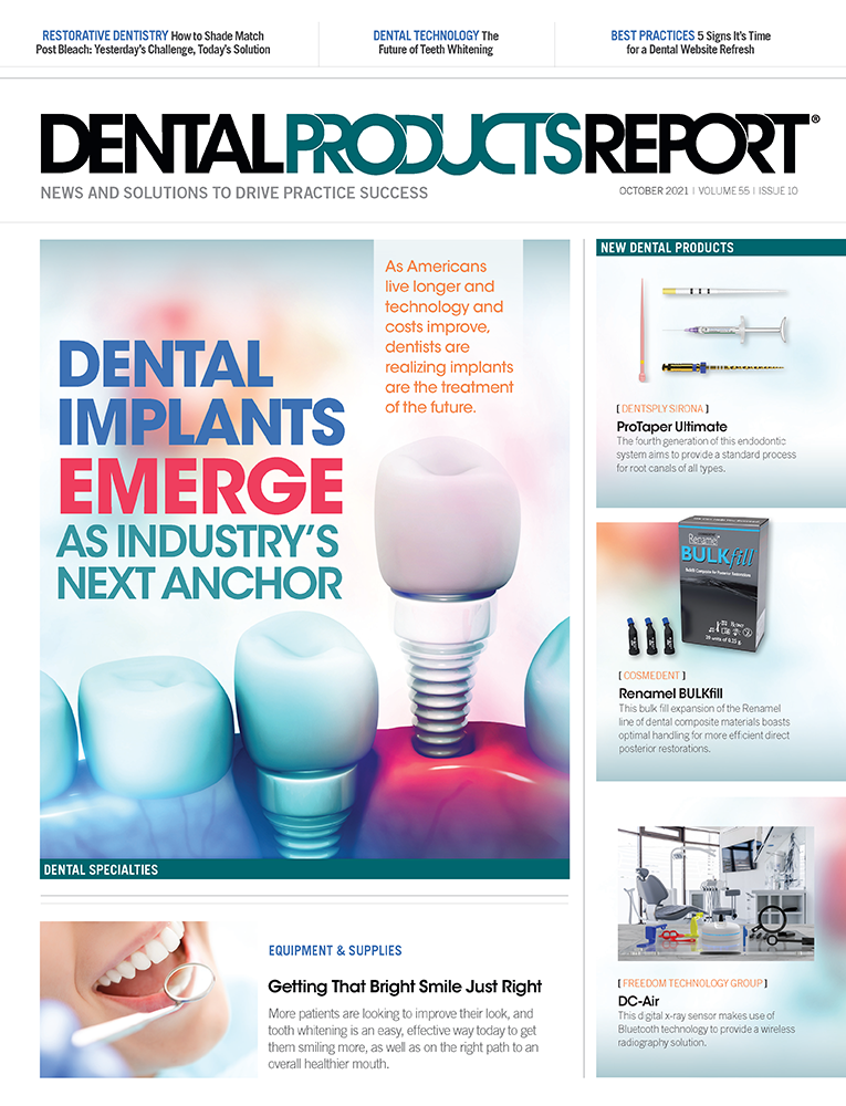 Dental Products Report October 2021 issue cover