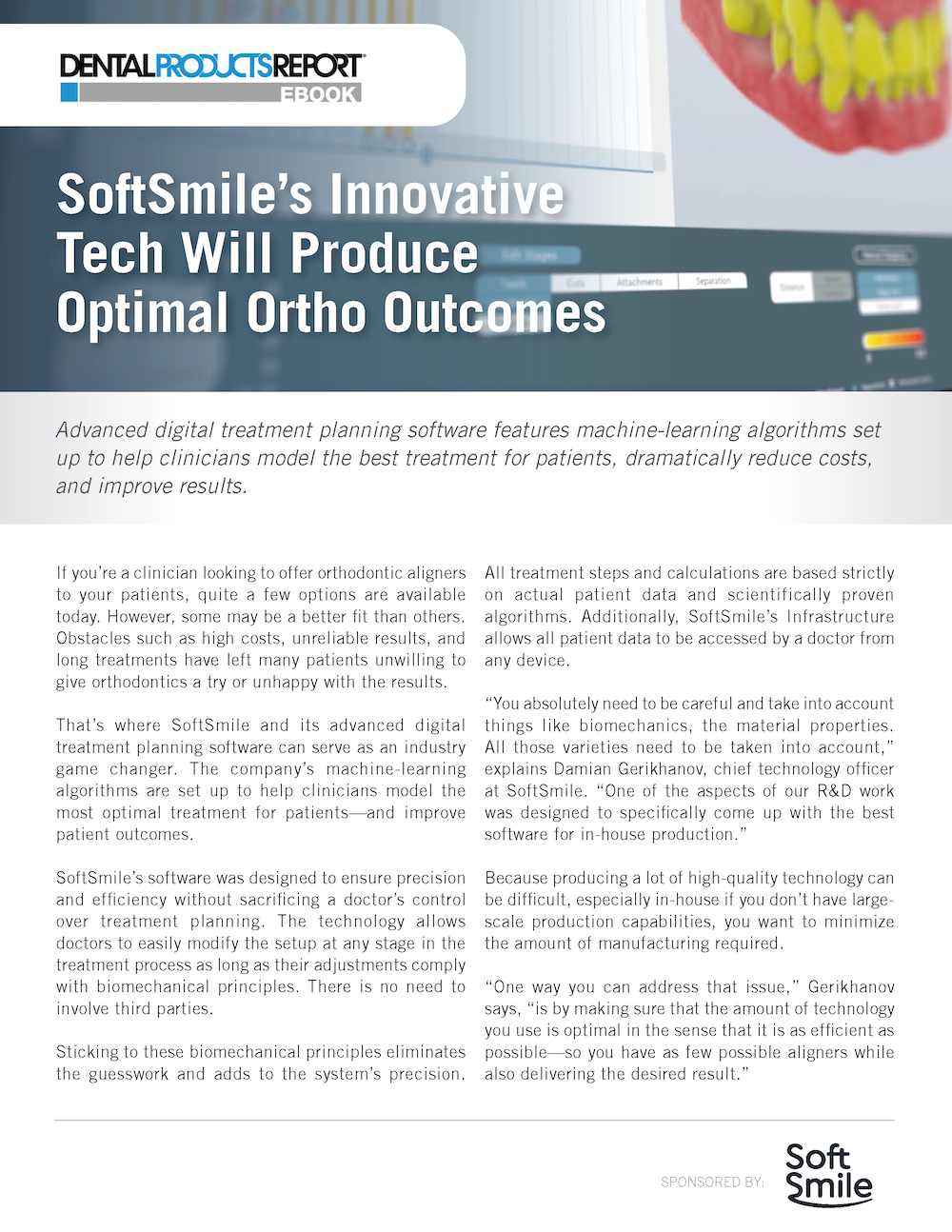 Free E-Book: SoftSmile’s Innovative Tech Will Produce Optimal Ortho Outcomes