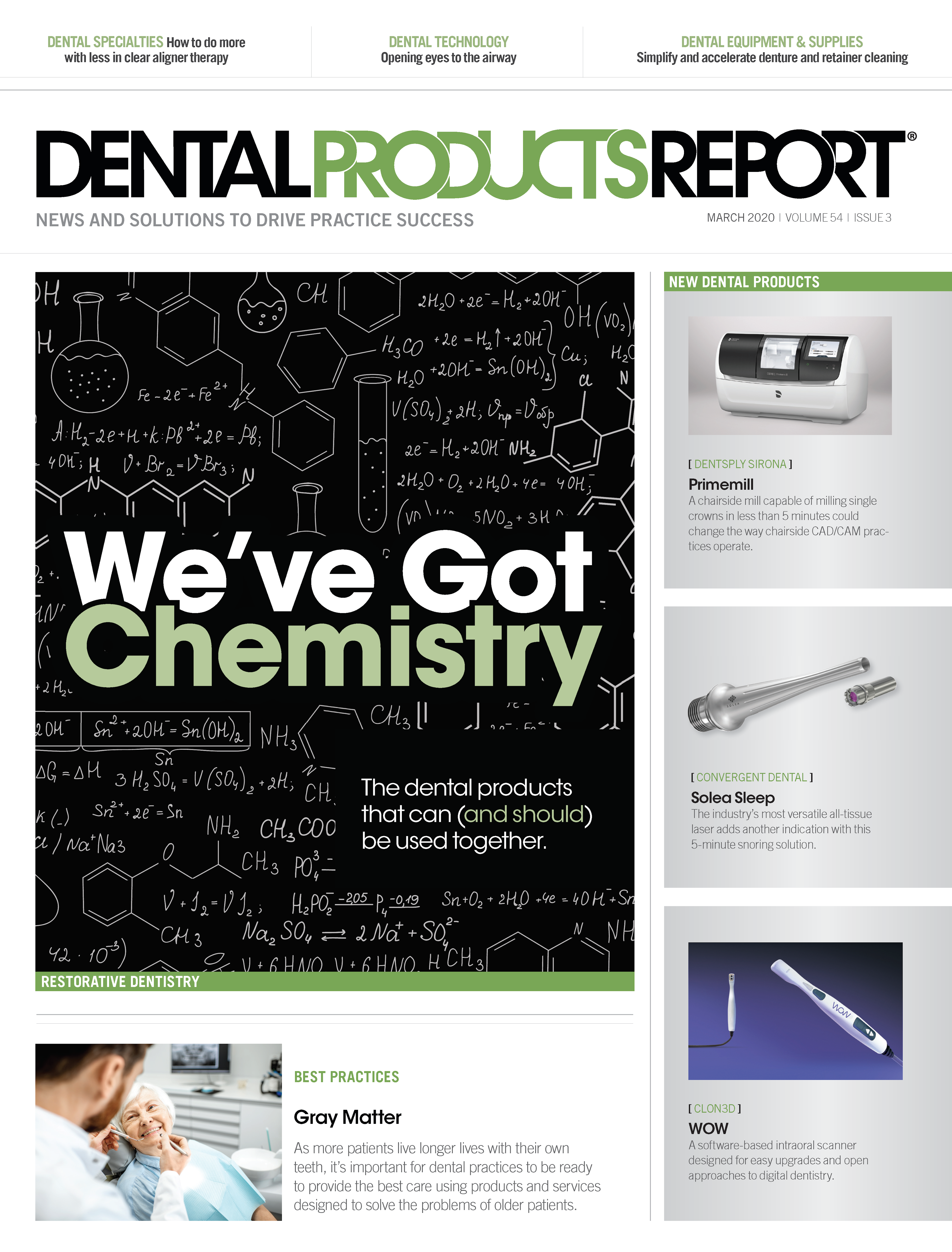 Dental Products Report March 2020 issue cover