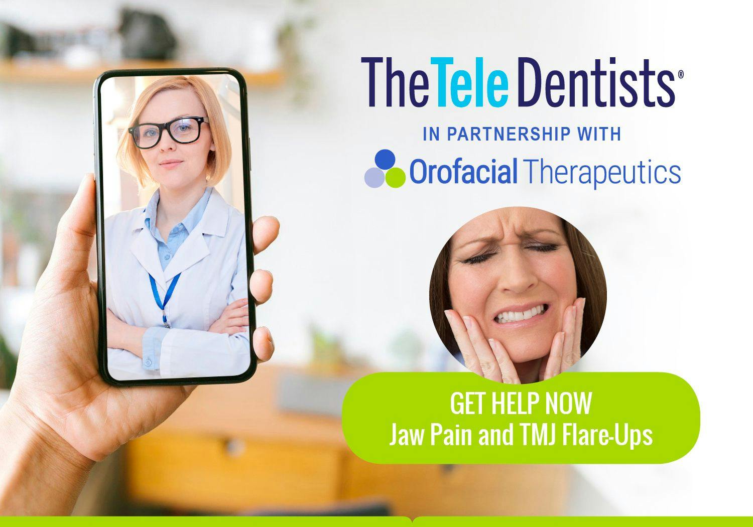 The TeleDentists, Orofacial Therapeutics  Collaboration Aims to Help Those in Pain