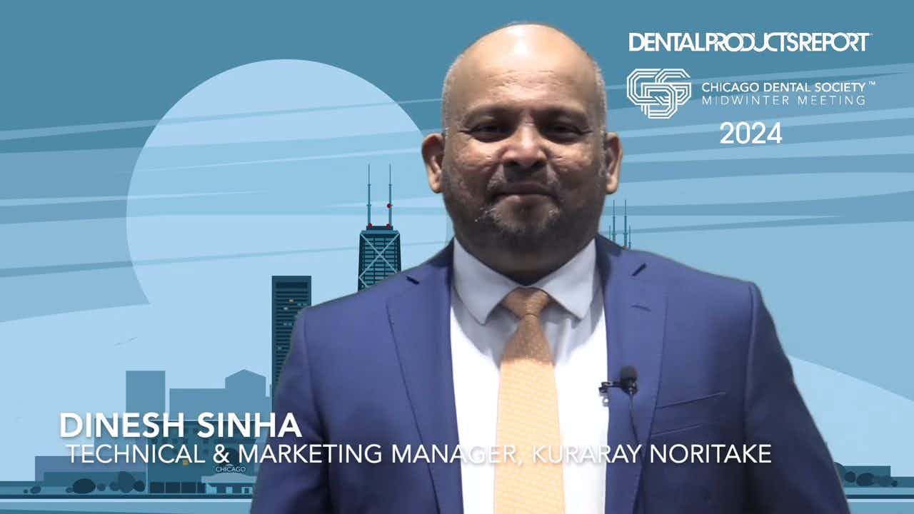 2024 Chicago Dental Society Midwinter Meeting – Interview with Dinesh Sinha, Senior Technical and Marketing Manager at Kuraray Noritake