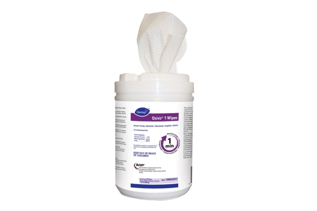 Diversey Launches Oxivir 1 Disinfectant Cleaners