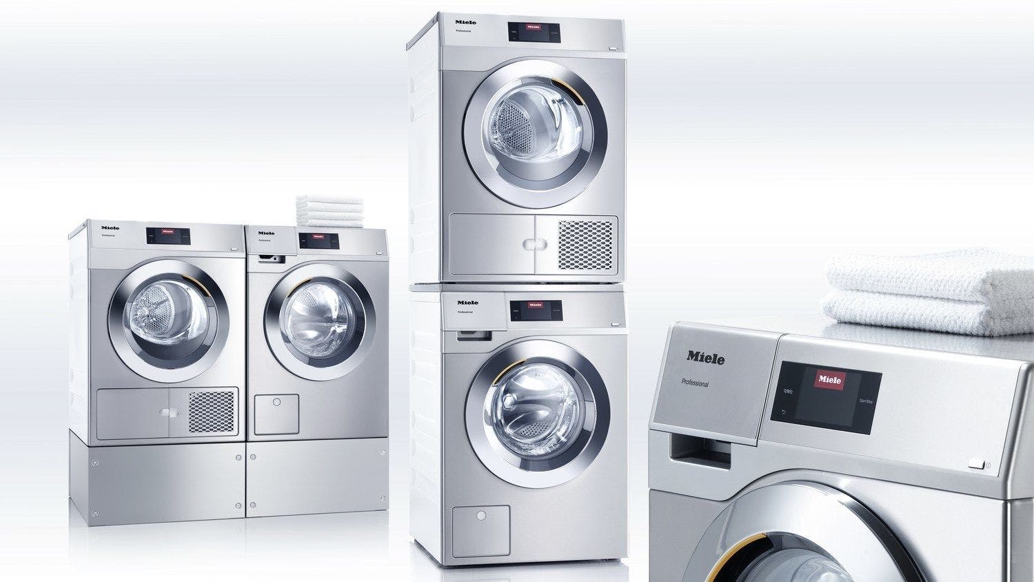 Miele has released new disinfecting washer, dryer units