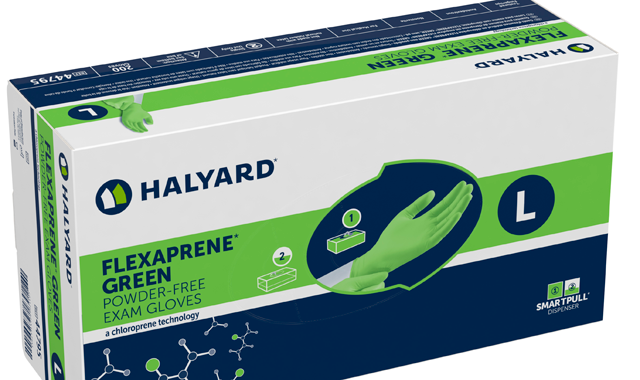 Halyard Health introduces Flexaprene Green Exam Gloves as a new alternative to allergy-inducing latex gloves