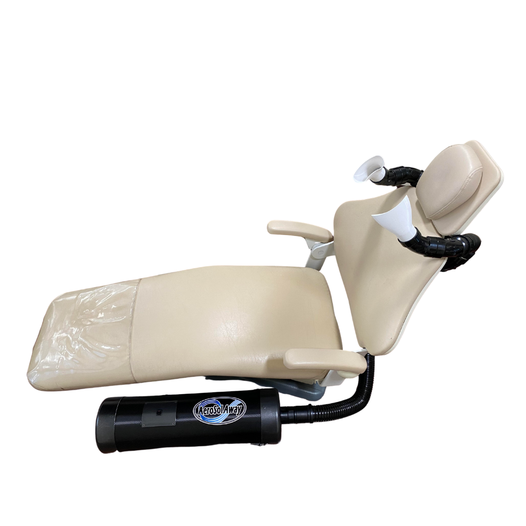 AeroSol Away mounted on chair