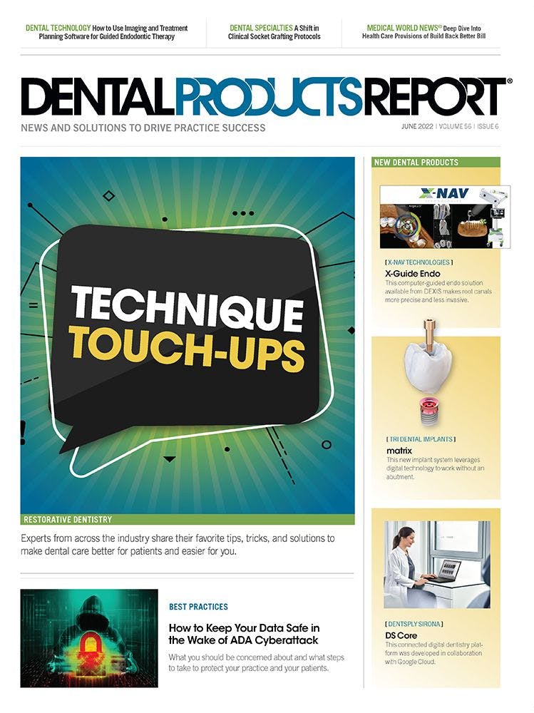Dental Products Report June 2022 Issue Cover