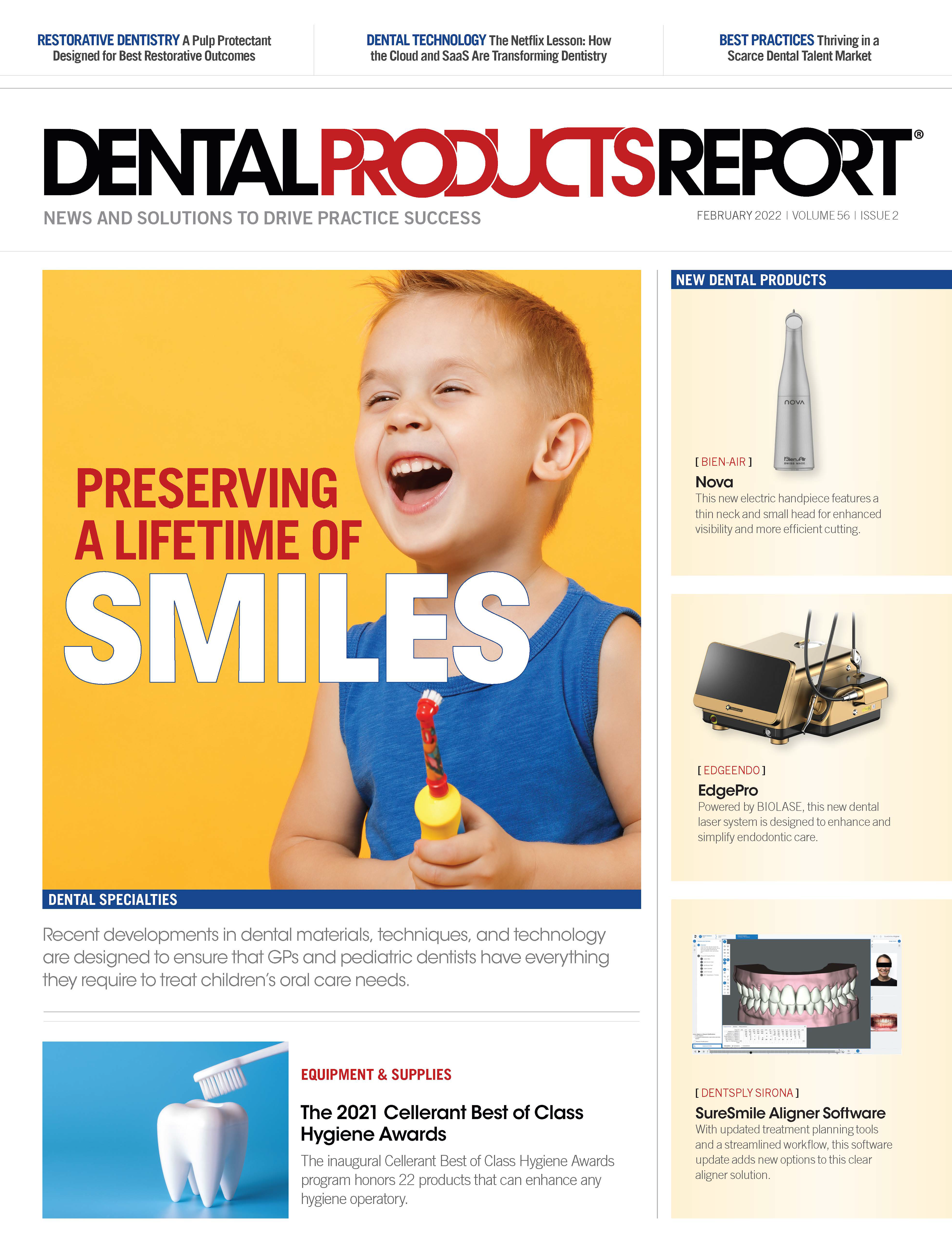 Dental Products Report February 2022 Issue Cover