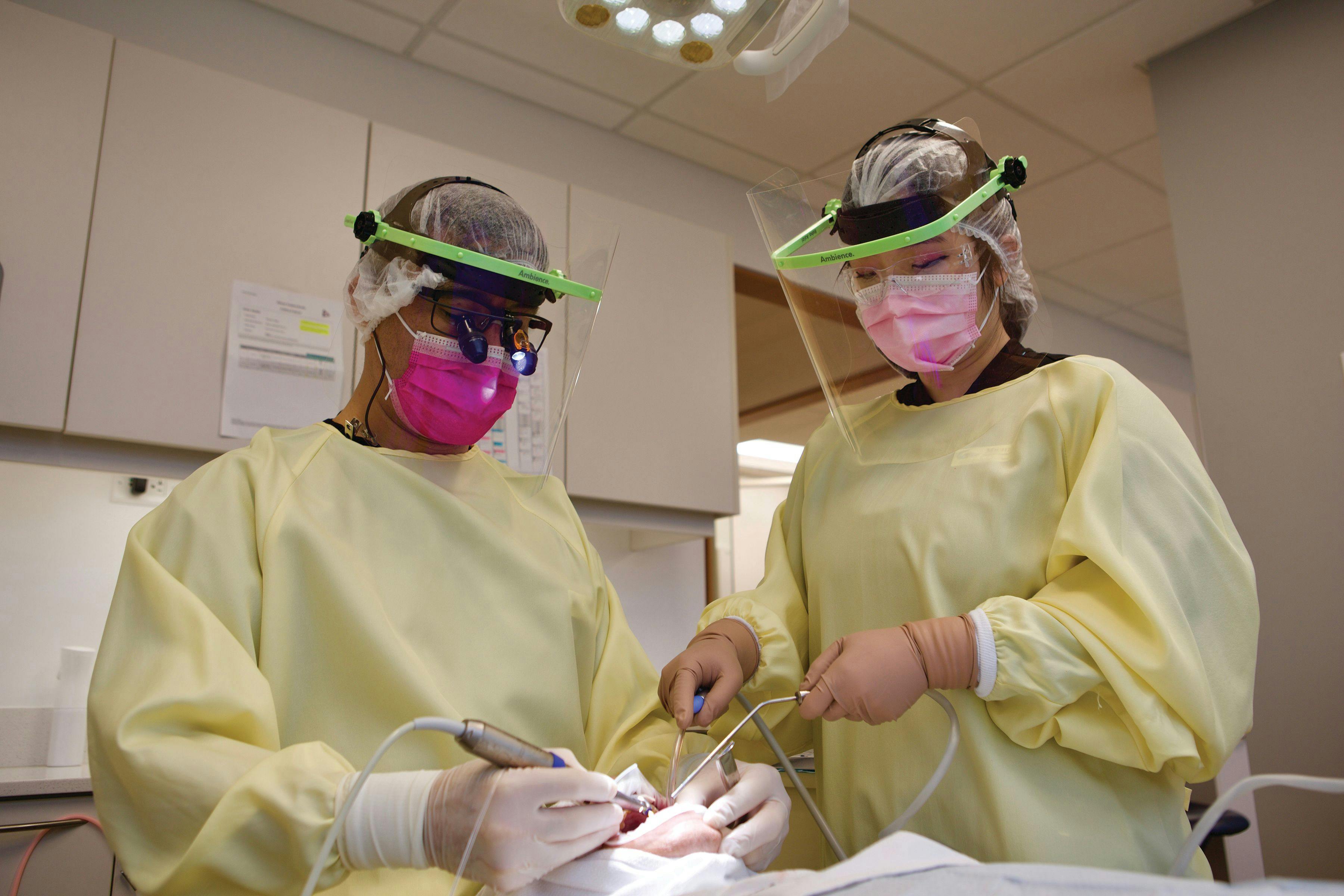 Ambience PPE’s Face Shield can suit any clinician’s specific loupes and measurements.