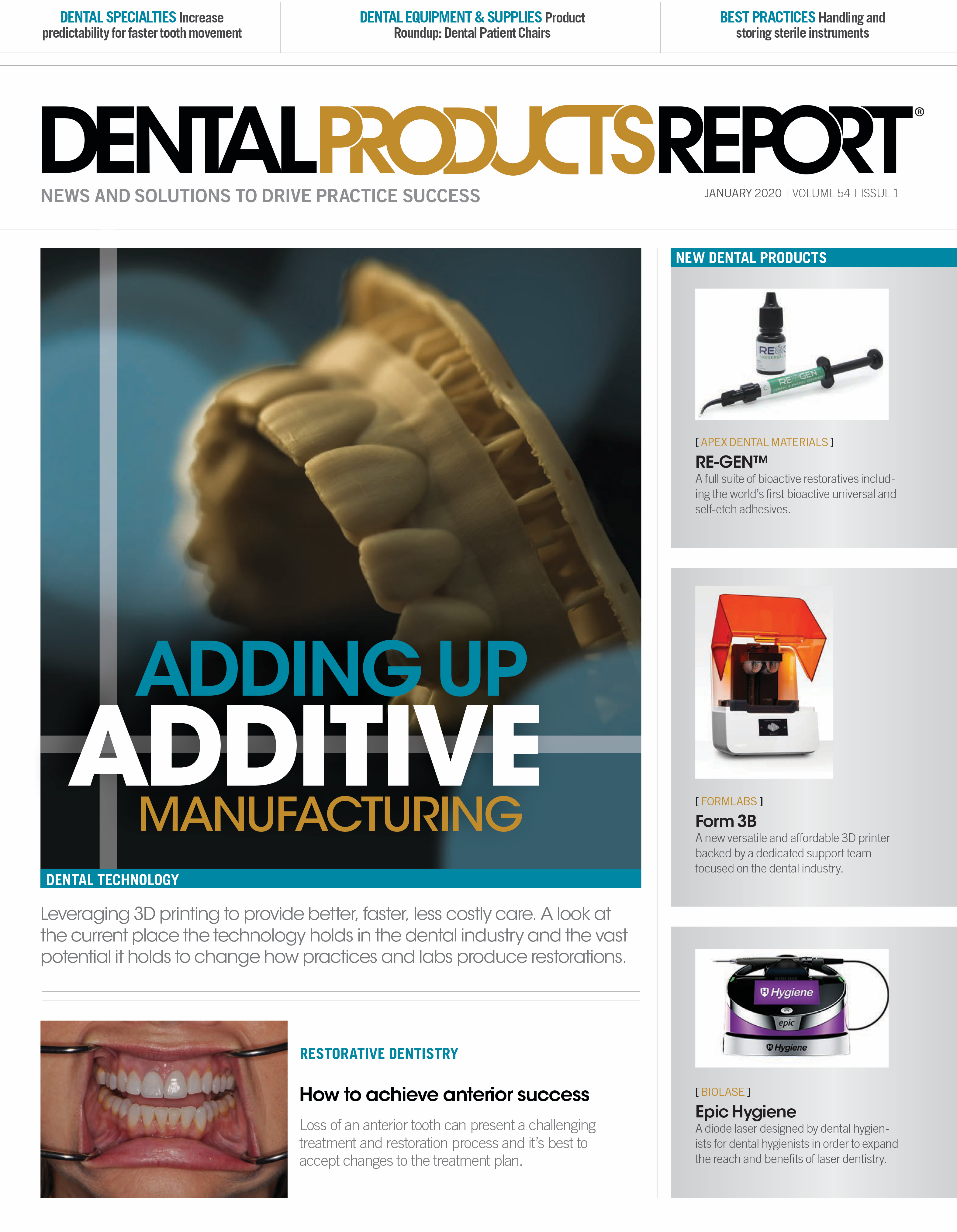 Dental Products Report January 2020 issue cover