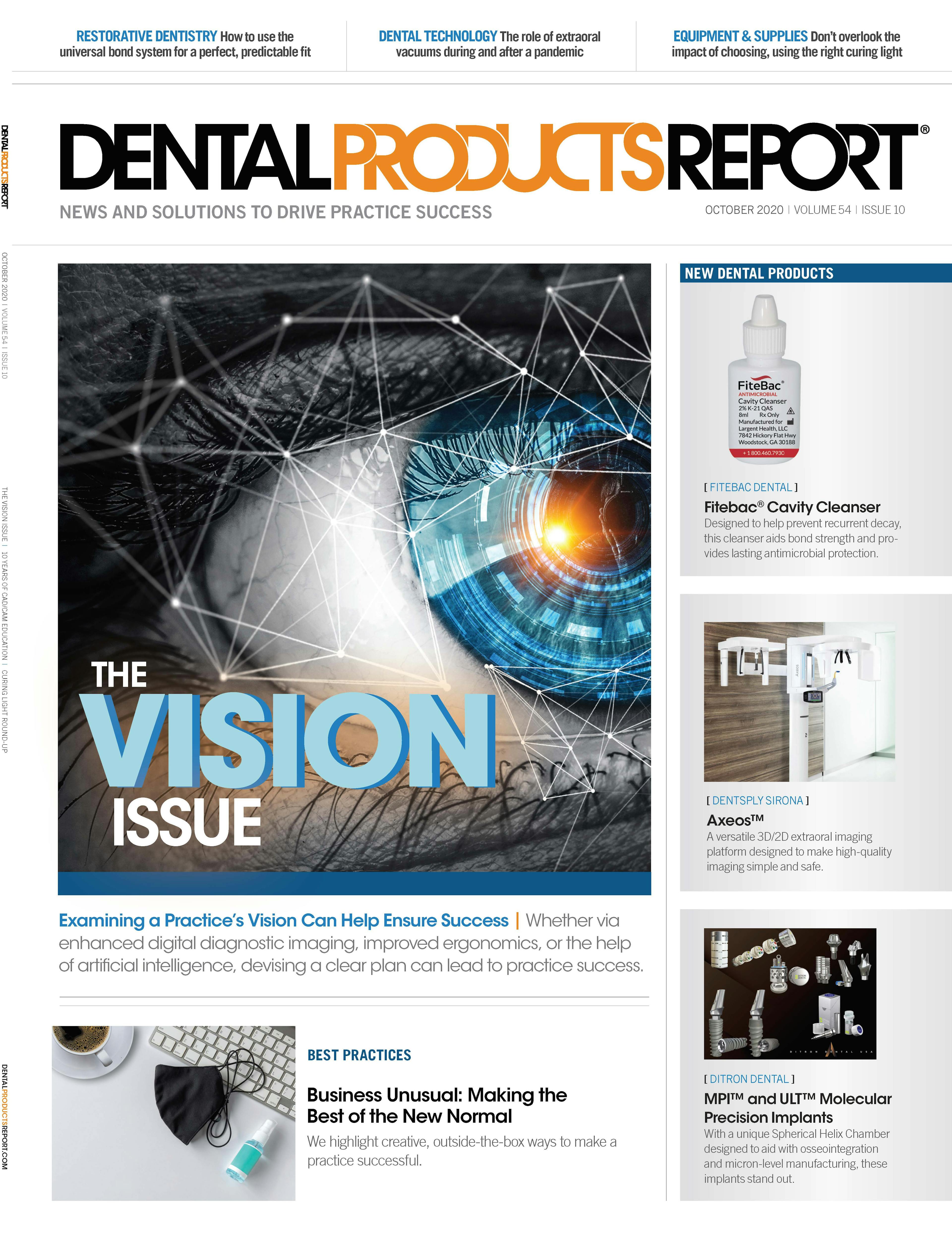 Dental Products Report October 2020 issue cover