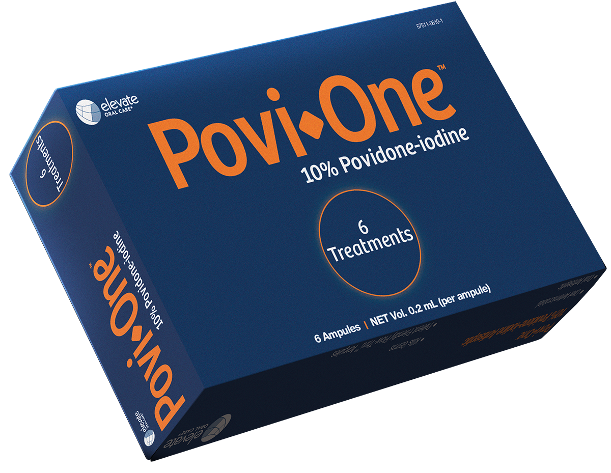 Povi•One 10% Povidone-Iodine Oral Antiseptic Available in Unit-Dose Applicators