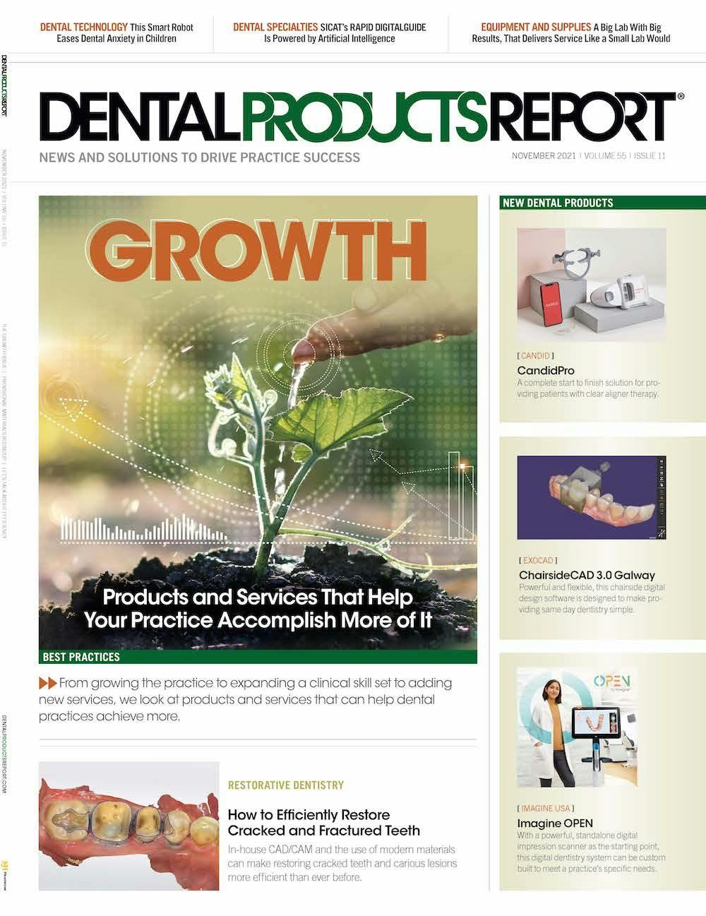 Dental Products Report November 2021 issue cover
