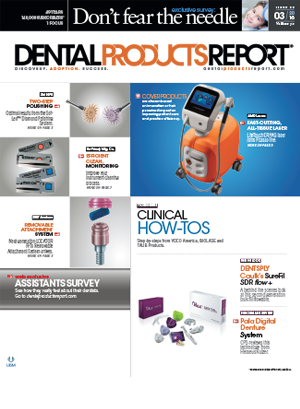Dental Products Report March 2016 issue cover