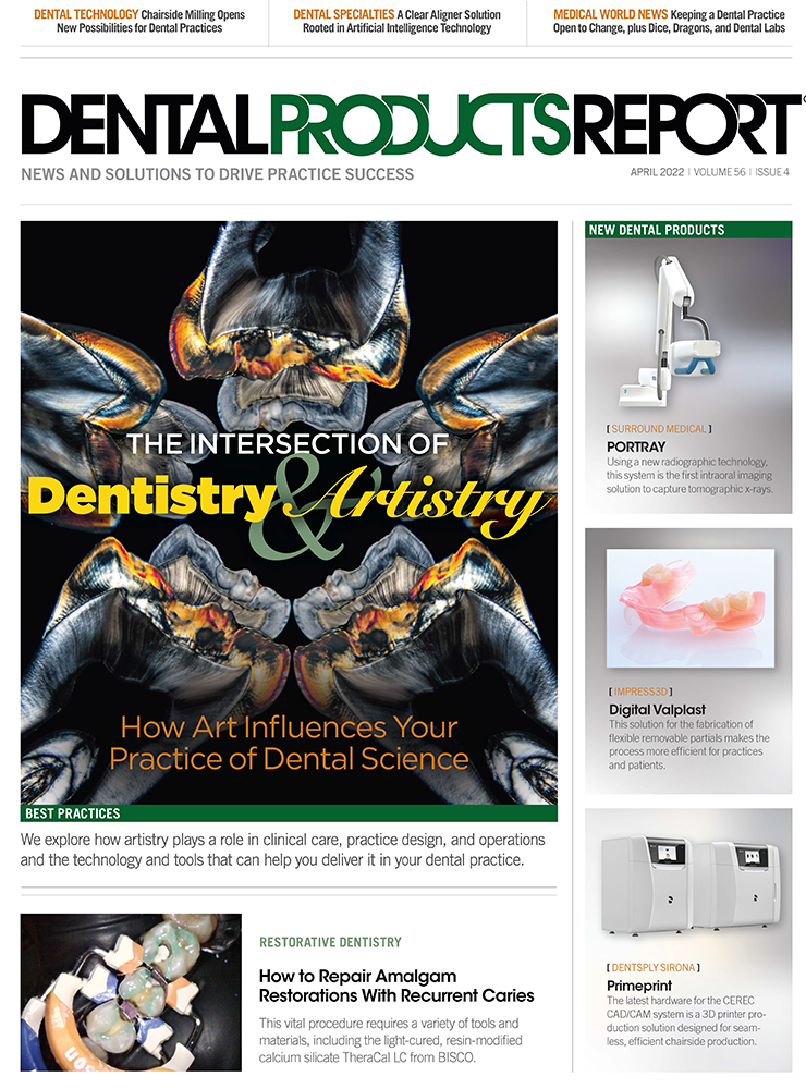 Dental Products Report April 2022 Issue Cover