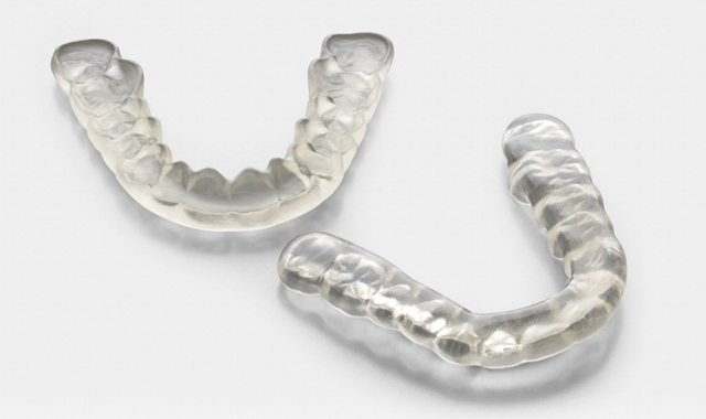 Fig. 12 Finished 3D printed occlusal splint