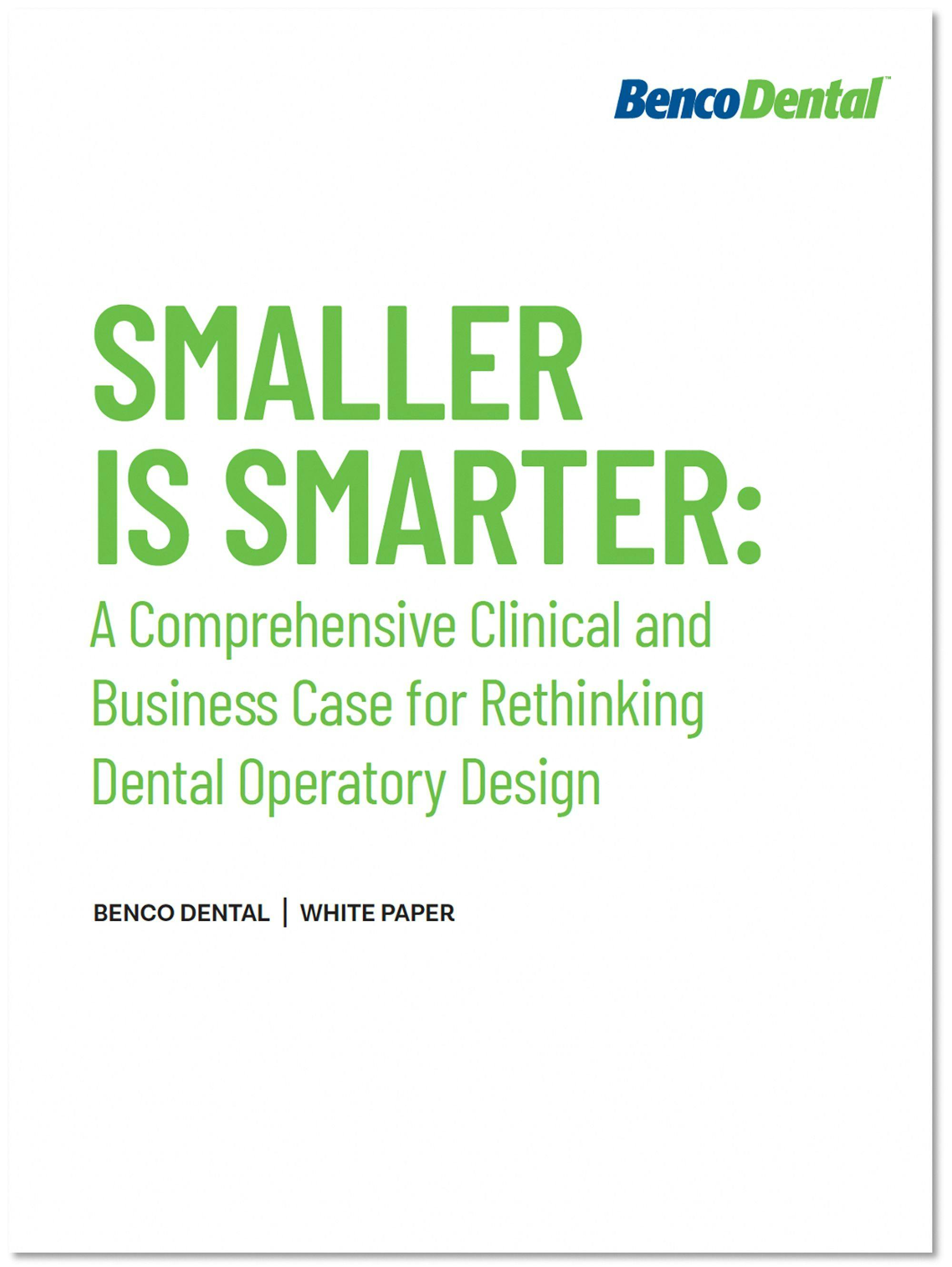 Benco Dental Releases New Smaller Operatory Planning White Paper